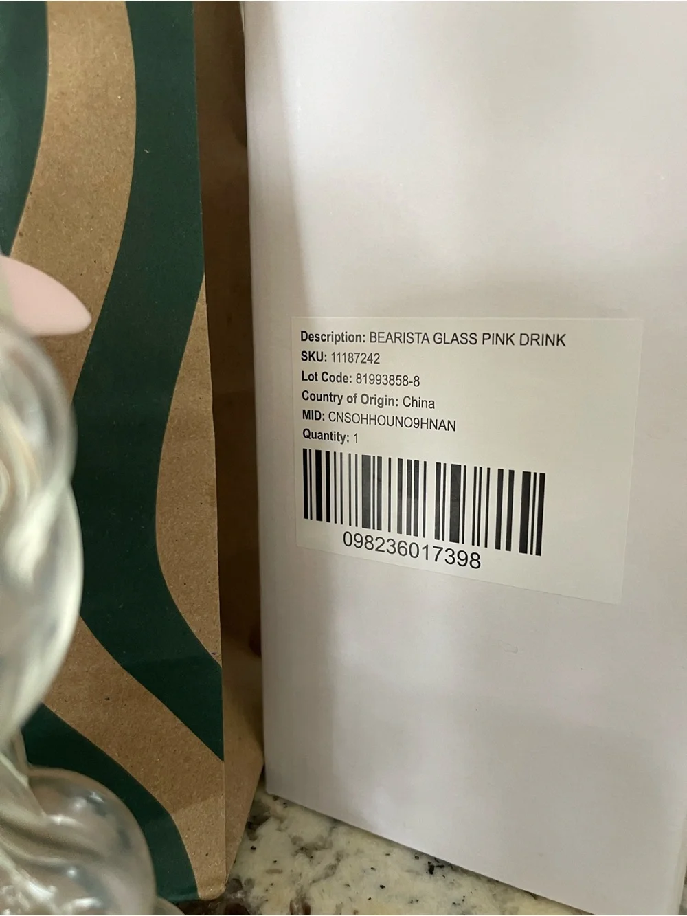 New Starbucks Clear Bear Tumbler with Pink Strawberry Straw 07/13/26 launch day